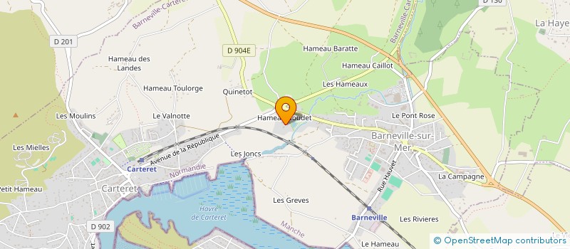 localisation de l'entreprise MILLE MARIN à BARNEVILLE-CARTERET