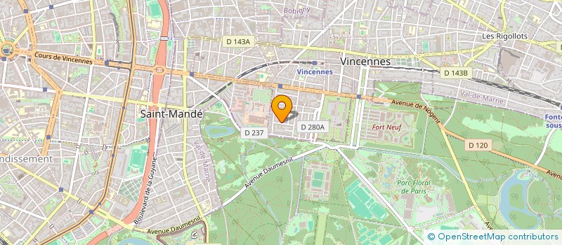 localisation de l'entreprise MILLE MILLIARDS DE MILLE SABORDS à VINCENNES