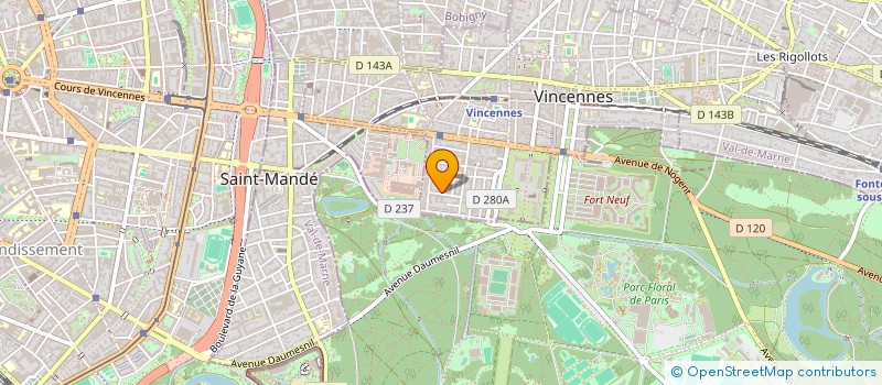 localisation de l'entreprise MILLE MILLIARDS DE TONNERRE DE BREST à VINCENNES