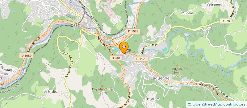 localisation de l'entreprise MILLE OPTIQUE  LAGUENNE-SUR-AVALOUZE