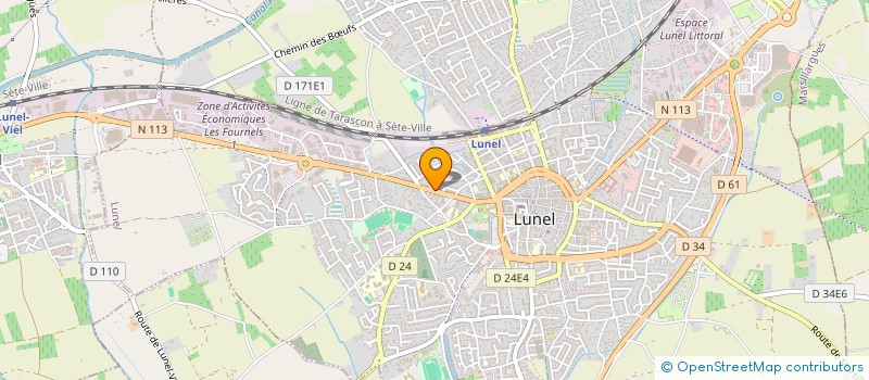 localisation de l'entreprise MILLE PAINS ET CIE  LUNEL