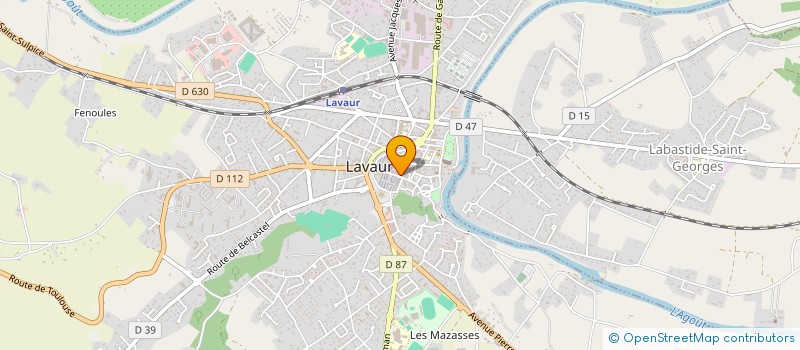 localisation de l'entreprise MILLE PAS  LAVAUR