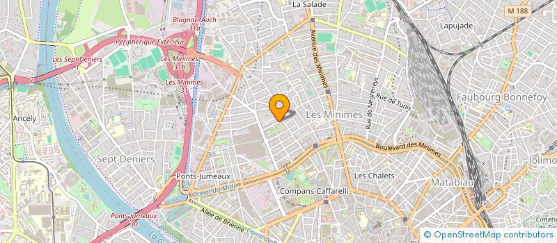 localisation de l'entreprise MILLE PATH AU LOGIS  TOULOUSE