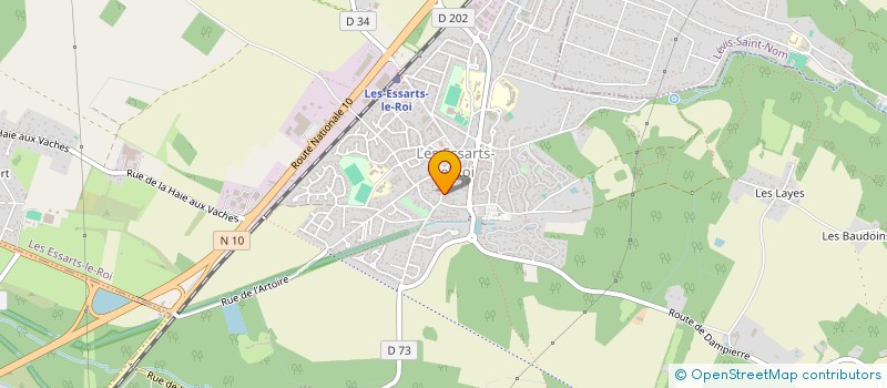 localisation de l'entreprise MILLE PATTES  LES ESSARTS-LE-ROI