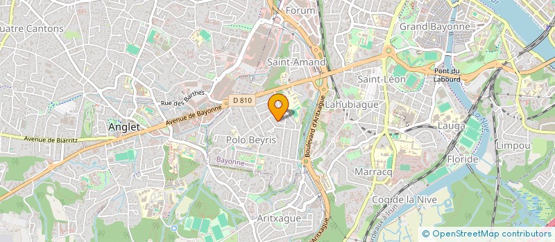 localisation de l'entreprise MILLE-PATTES VBG à BAYONNE