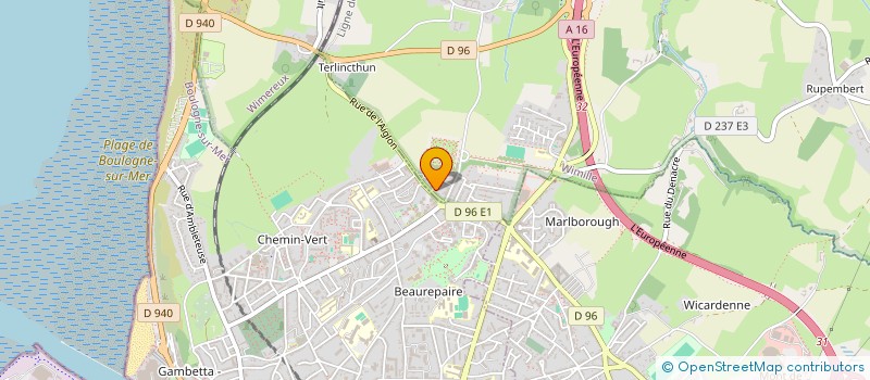 localisation de l'entreprise MILLE PEINTURE à WIMILLE