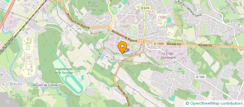 localisation de l'entreprise MILLE SABORDS à ANGOULEME