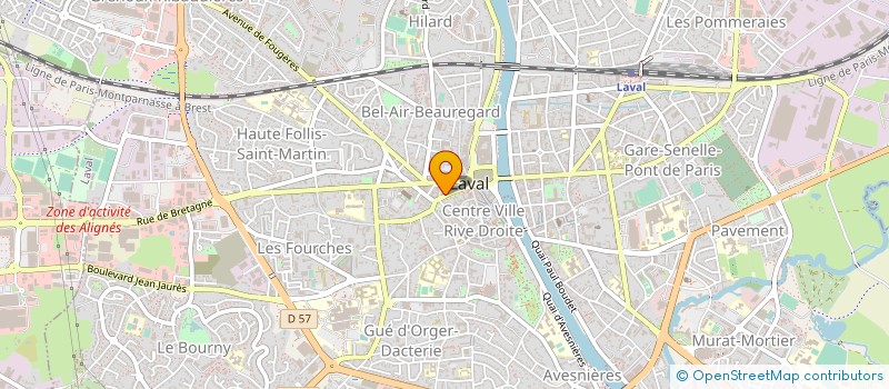 localisation de l'entreprise MILLE SANS FOLIE à LAVAL
