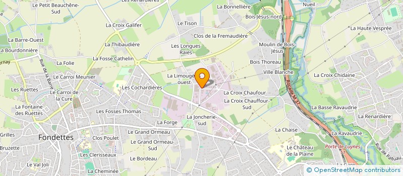 localisation de l'entreprise MILLE SERVICES à FONDETTES