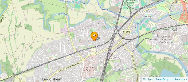 localisation de l'entreprise MILLE SERVICES  LINGOLSHEIM