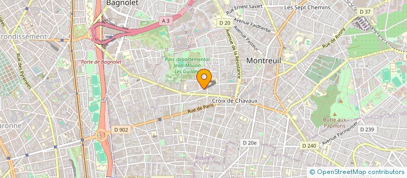 localisation de l'entreprise MILLE SOLEIL à MONTREUIL