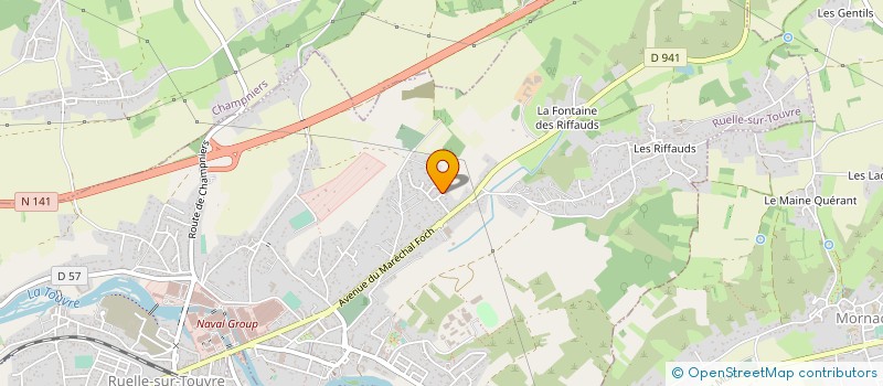 localisation de l'entreprise MILLE & UN DELICES à ANGOULEME