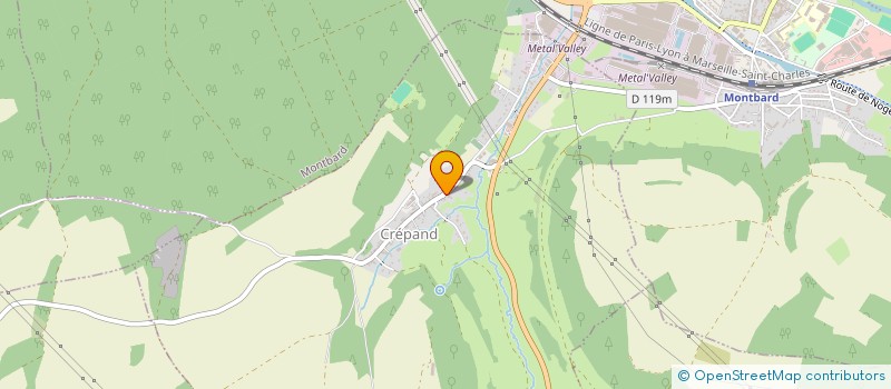 localisation de l'entreprise MILLE VIGNES  CREPAND