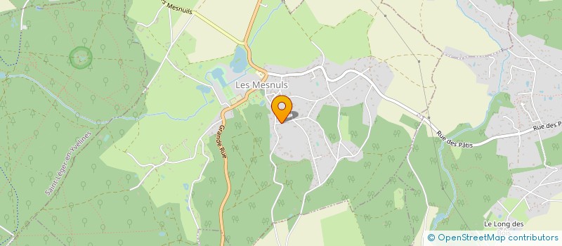 localisation de l'entreprise MILLE VINS  LES MESNULS