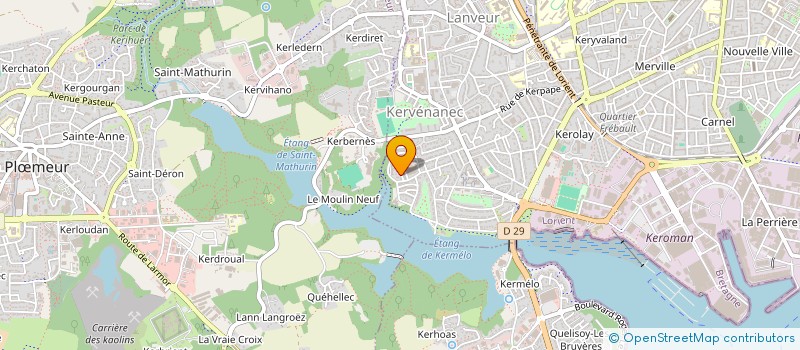 localisation de l'entreprise MILLEBRIQUES  LORIENT