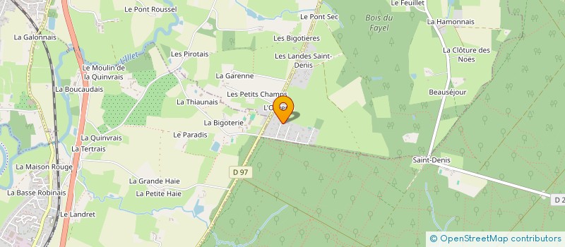 localisation de l'entreprise MILLEC  SAINT-SULPICE-LA-FORET