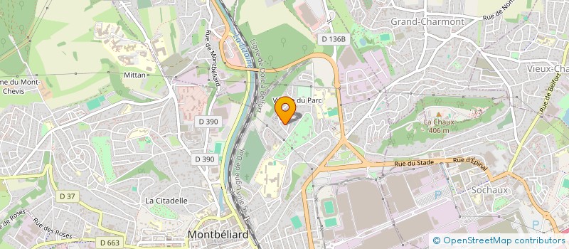 localisation de l'entreprise MILLECAM à MONTBELIARD