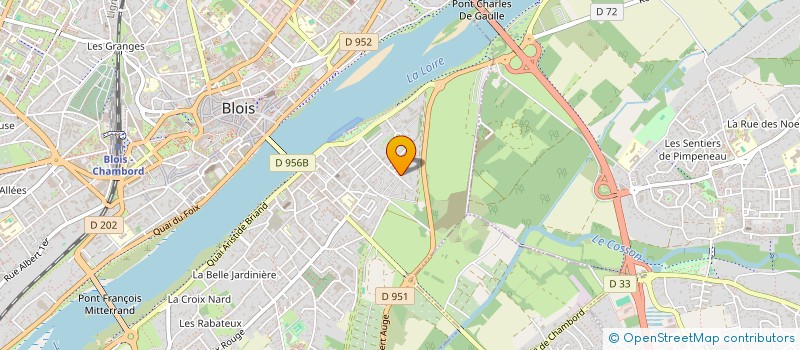 localisation de l'entreprise MILLEF'OEIL ASSOCIATION  BLOIS