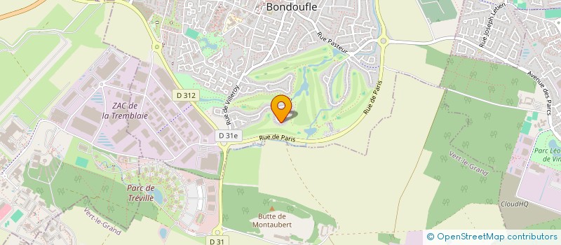 localisation de l'entreprise MILLEFRANC à BONDOUFLE