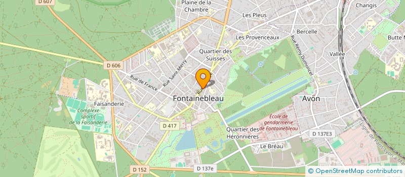 localisation de l'entreprise MILLEIMMO  FONTAINEBLEAU