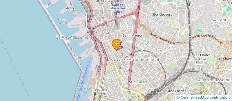 localisation de l'entreprise MILLENAIRE CONDUITE MARSEILLE PARTAGER LE BITUME à MARSEILLE
