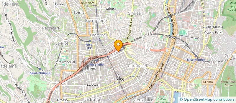 localisation de l'entreprise MILLENARD CORP à NICE