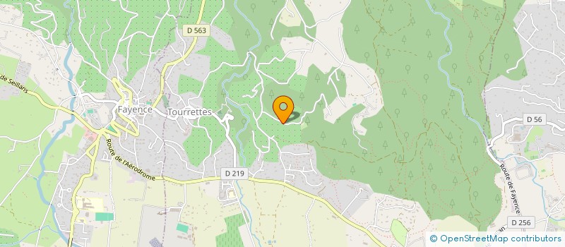 localisation de l'entreprise MILLENIA  TOURRETTES