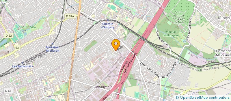 localisation de l'entreprise MILLENIAL à ANTONY