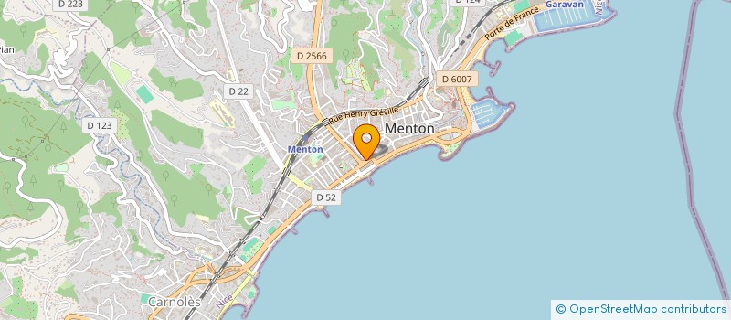 localisation de l'entreprise MILLENIUM 3 IMMOBILIER à MENTON