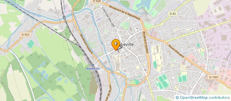 localisation de l'entreprise MILLENIUM à ABBEVILLE
