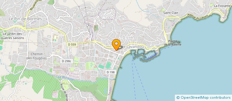 localisation de l'entreprise MILLENIUM à LE LAVANDOU