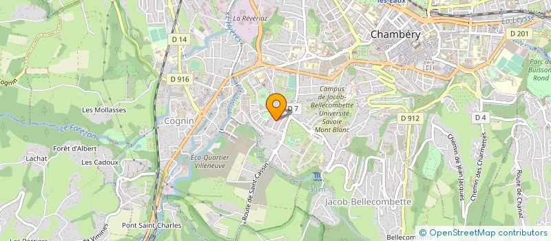 localisation de l'entreprise MILLENIUM  CHAMBERY