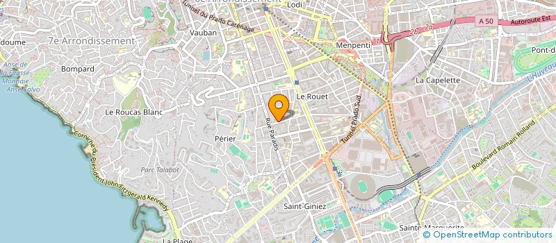 localisation de l'entreprise MILLENIUM à MARSEILLE