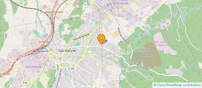 localisation de l'entreprise MILLENIUM AUTO à GARDANNE