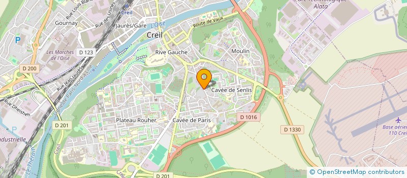 localisation de l'entreprise MILLENIUM BATIMENT  CREIL