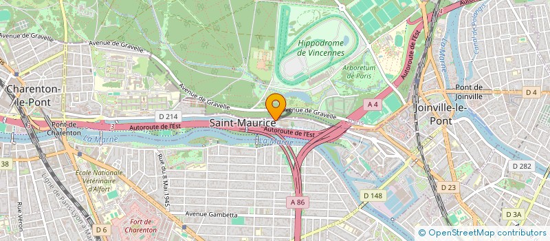 localisation de l'entreprise MILLENIUM BATIMENT à SAINT-MAURICE