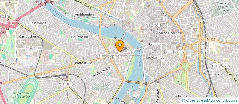 localisation de l'entreprise MILLENIUM BEAUTY  TOULOUSE