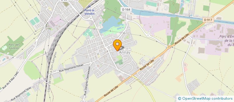 localisation de l'entreprise MILLENIUM BTP à ANNAY