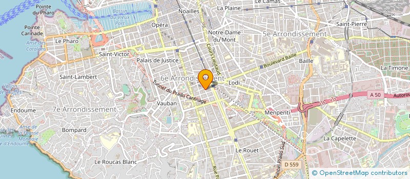 localisation de l'entreprise MILLENIUM COMMUNICATIONS à MARSEILLE