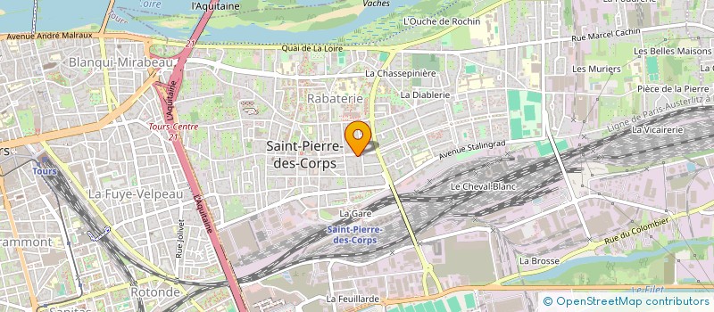 localisation de l'entreprise MILLENIUM IMMOBILIER  SAINT-PIERRE-DES-CORPS