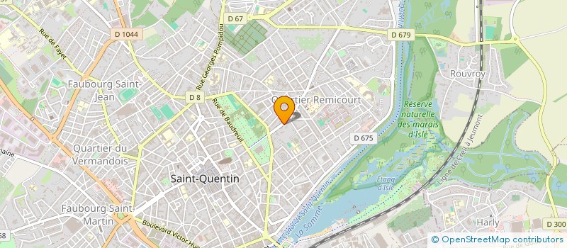 localisation de l'entreprise MILLENIUM IV à SAINT-QUENTIN