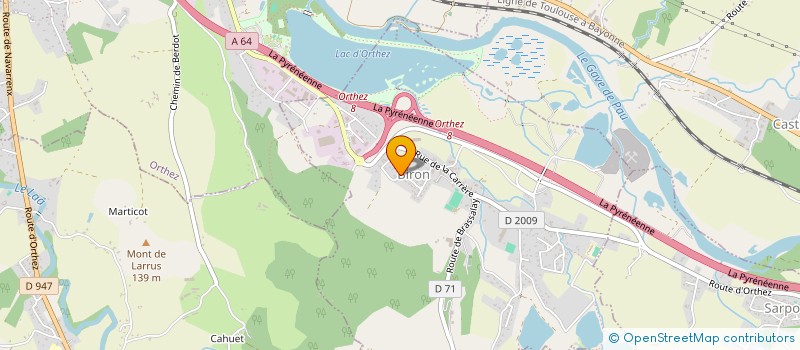 localisation de l'entreprise MILLENIUM LOISIRS  BIRON