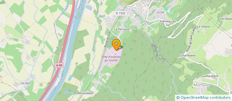 localisation de l'entreprise MILLENIUM OCCASIONS  SAINT-QUENTIN-SUR-ISERE