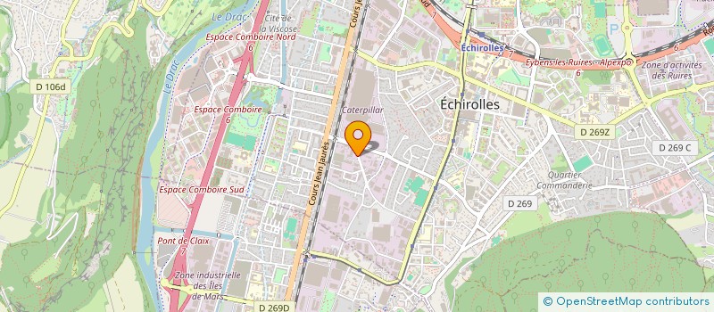 localisation de l'entreprise MILLENYUM MEUBLES à ECHIROLLES