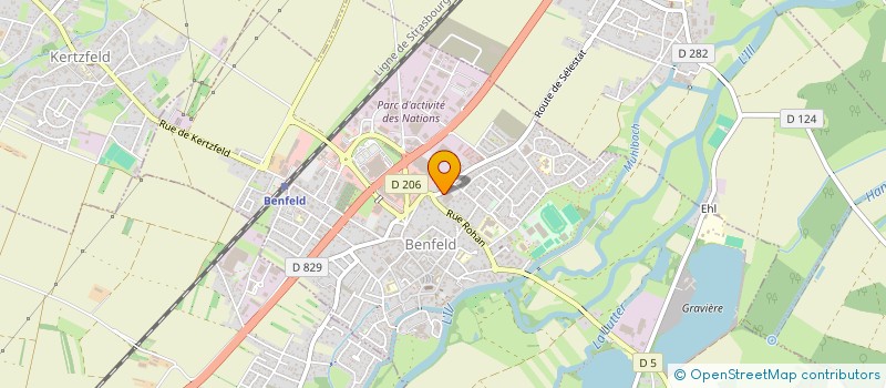 localisation de l'entreprise MILLEPATTE DEVELOPPEMENT  BENFELD