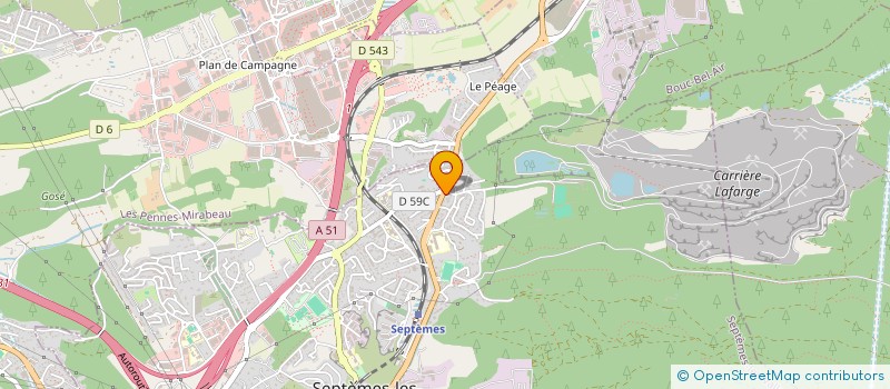 localisation de l'entreprise MILLEPATTES à SEPTEMES-LES-VALLONS