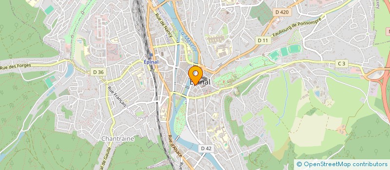 localisation de l'entreprise MILLEPATTES  EPINAL