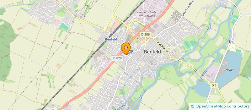 localisation de l'entreprise MILLEPRO  BENFELD