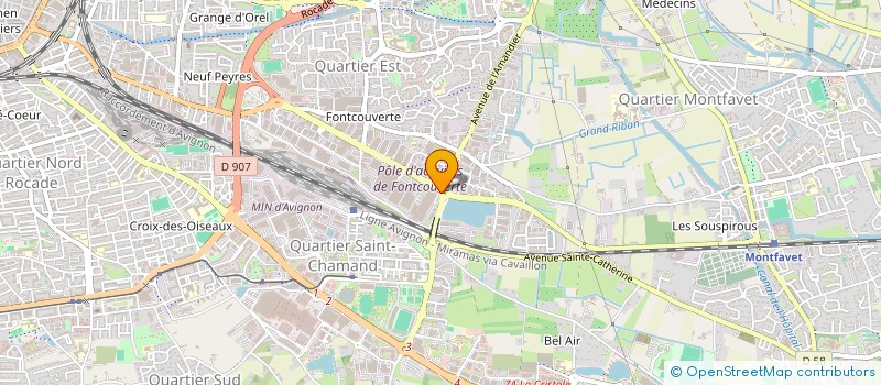 localisation de l'entreprise MILLER GRAPHICS SUD  AVIGNON