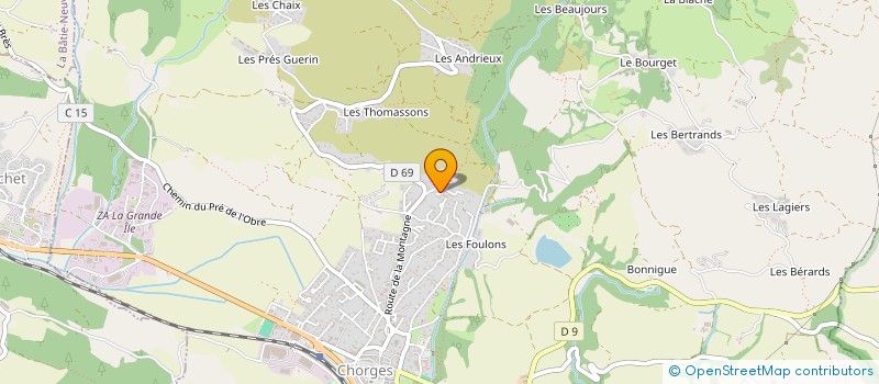 localisation de l'entreprise MILLEREAU HOLDING  CHORGES